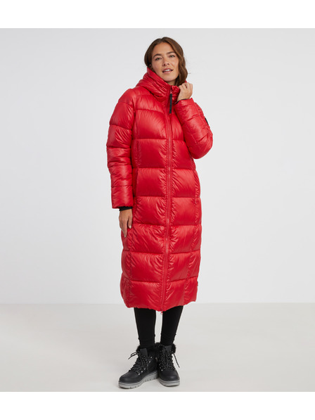 Sam 73 Palton matlasat roșu cu glugă pentru femei SAM 73 Anna
