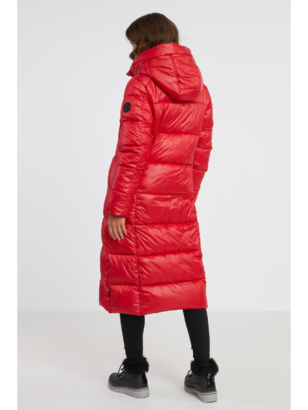 Sam 73 Palton matlasat roșu cu glugă pentru femei SAM 73 Anna