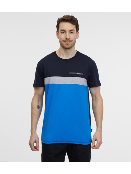 Sam 73 Tricou albastru și negru pentru bărbați SAM 73 Ernesto