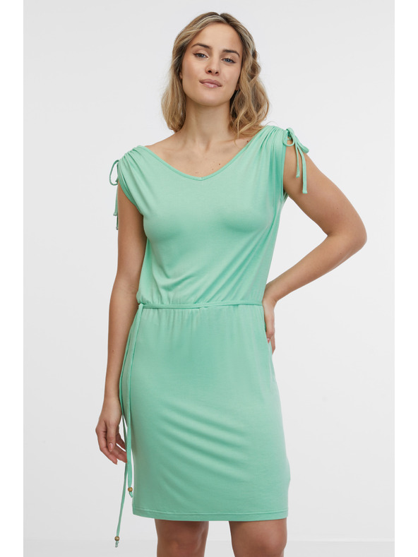 Sam 73 Rochie de damă verde deschis SAM 73 Eduarda