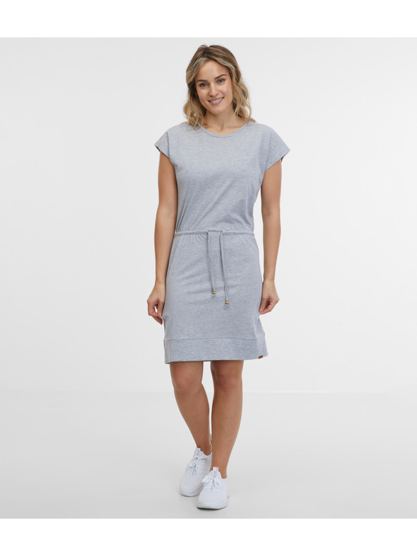 Sam 73 Rochie de damă gri deschis cu dungi SAM 73 Esperanza