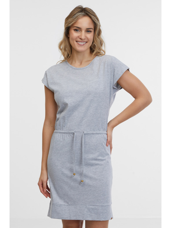 Sam 73 Rochie de damă gri deschis cu dungi SAM 73 Esperanza