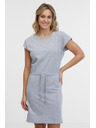 Sam 73 Rochie de damă gri deschis cu dungi SAM 73 Esperanza