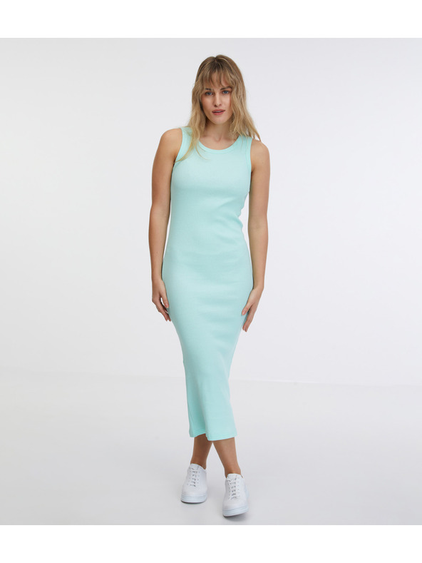 Sam 73 Rochie maxi basic turcoaz pentru femei SAM 73 Rita