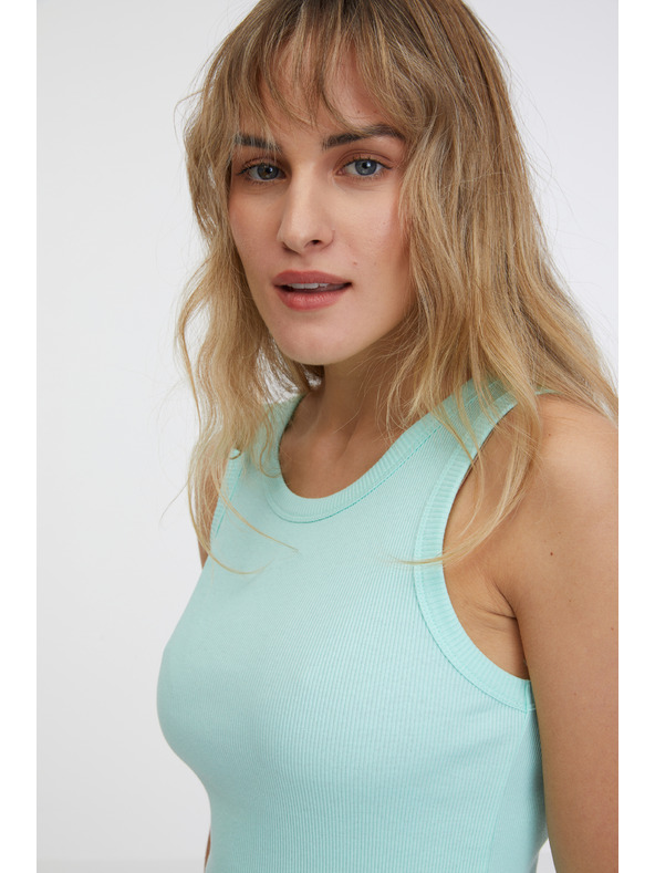 Sam 73 Rochie maxi basic turcoaz pentru femei SAM 73 Rita