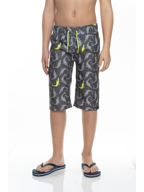 Sam 73 Costume de baie cu model pentru băieți gri SAM 73