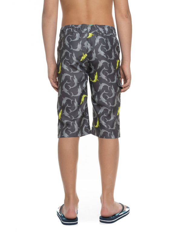 Sam 73 Costume de baie cu model pentru băieți gri SAM 73