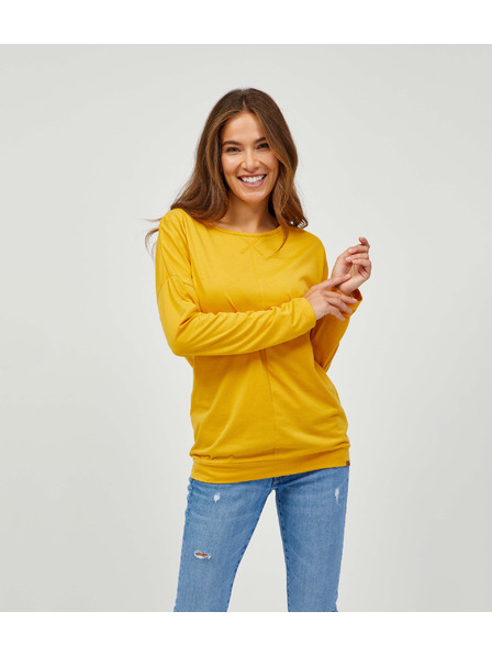 Sam 73 Tricou de bază cu mânecă lungă pentru femei, galben SAM 73 Azuka