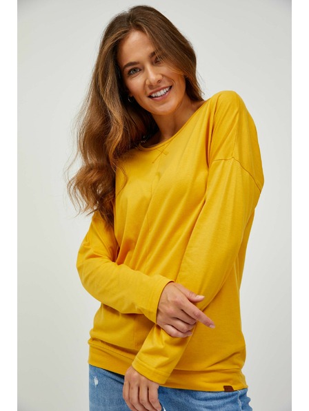 Sam 73 Tricou de bază cu mânecă lungă pentru femei, galben SAM 73 Azuka