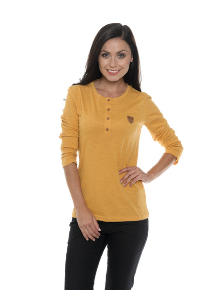 Sam 73 Tricou muștar pentru femei SAM 73