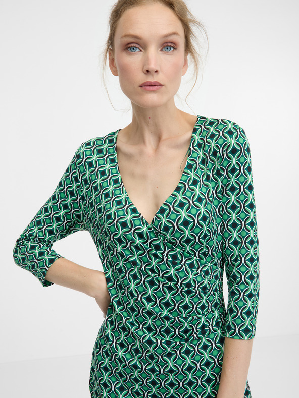 Orsay Rochie verde până la genunchi pentru femei ORSAY