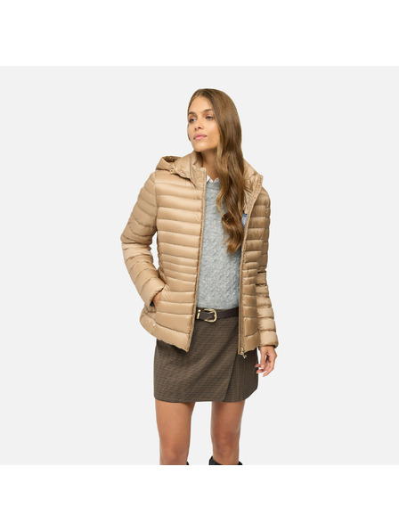 Geox Geox Jaysen - Jachetă cu puf bej pentru femei