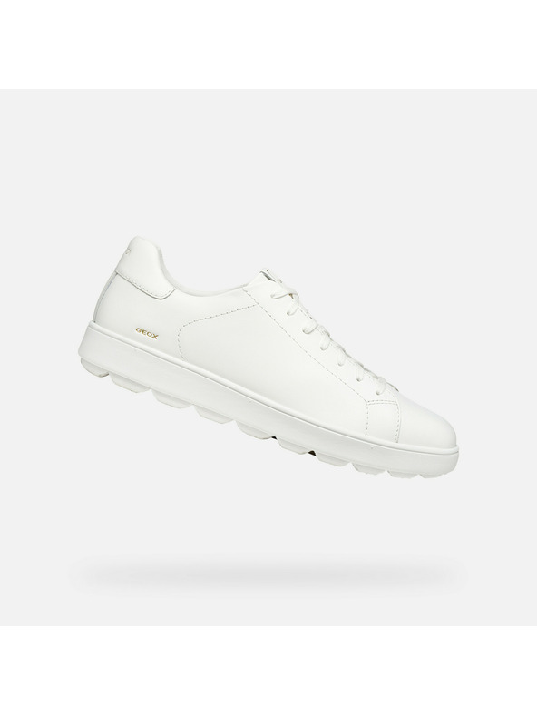 Geox Adidași albi pentru bărbați Geox Spherica Ecub-1 B