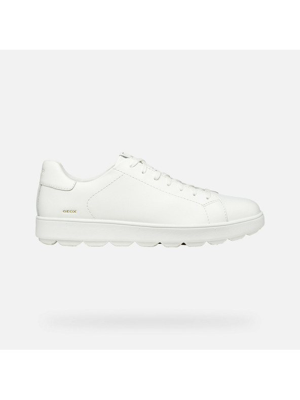 Geox Adidași albi pentru bărbați Geox Spherica Ecub-1 B