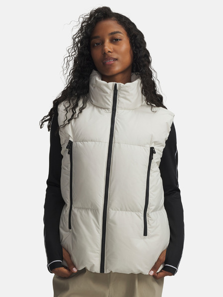 Under Armour Vestă pentru femei Under Armour Limitless Down Puffer Vest-WHT