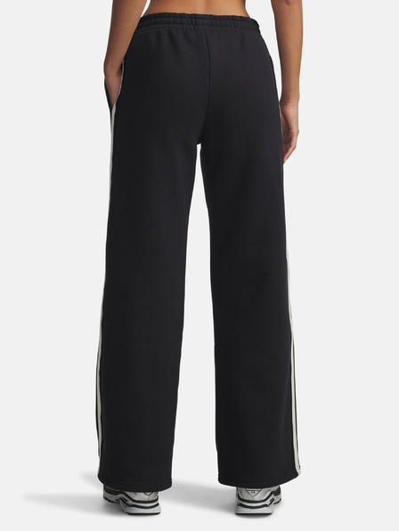 Under Armour Pantaloni sport pentru femei Under Armour Icon HWT Flc Puddle Pant-BLK