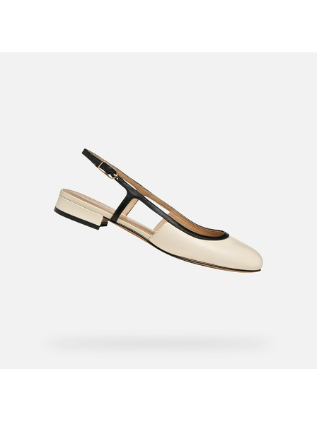 Geox Balerini crem pentru femei Geox Virnilisa B