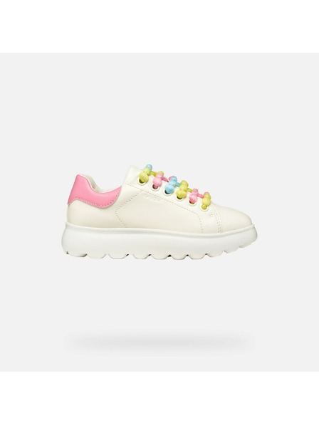 Geox Adidași Geox Puffypop albi, pentru fete