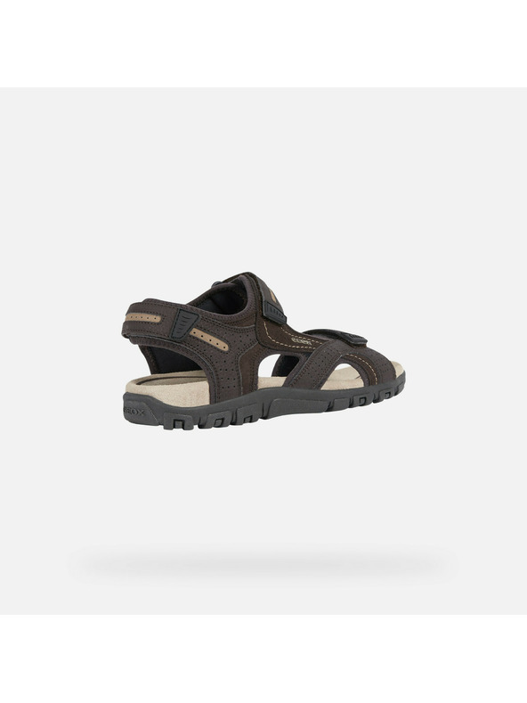 Geox Geox Uomo Sandal Strada sandale maro-închis pentru bărbați