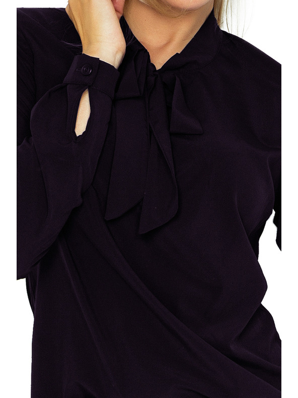 numoco Bluză cu design decorativ - negru