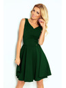 numoco Rochie - decolteu inimă - verde închis