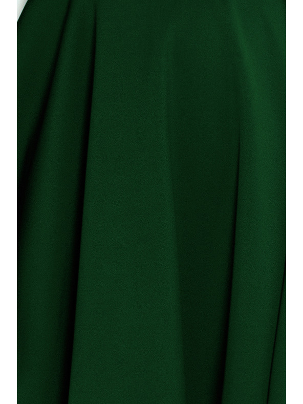 numoco Rochie - decolteu inimă - verde închis