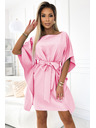 numoco SOFIA Rochie fluture - roz pastel