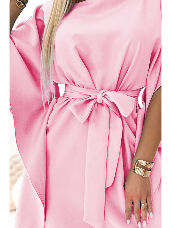 numoco SOFIA Rochie fluture - roz pastel