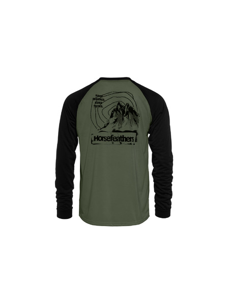 Horsefeathers Tricou Shank LS - cimbru