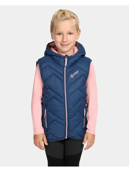 Kilpi Vestă căptușită pentru fete Kilpi TOMM-JG Albastru Închis