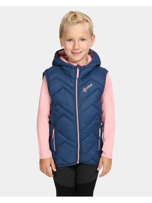 Kilpi Vestă căptușită pentru fete Kilpi TOMM-JG Albastru Închis