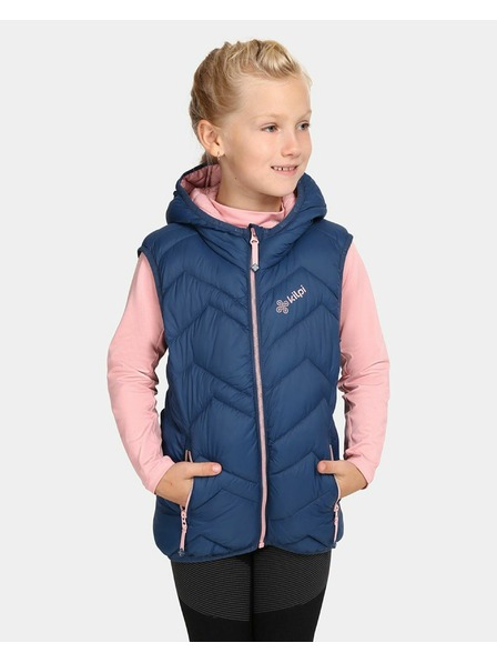 Kilpi Vestă căptușită pentru fete Kilpi TOMM-JG Albastru Închis