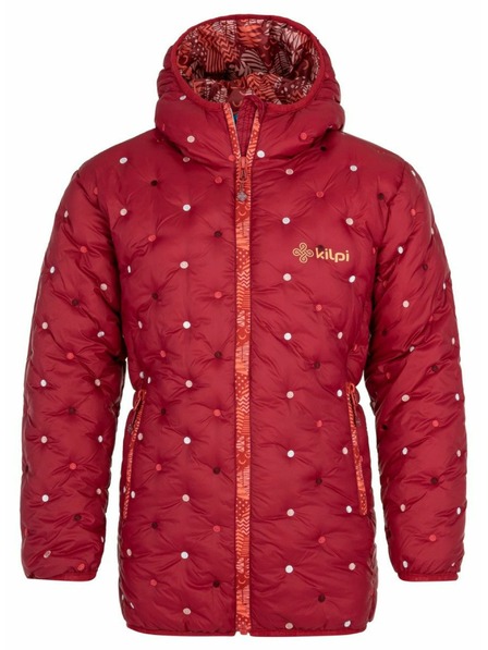 Kilpi Palton de iarnă matlasat pentru fete Kilpi DAMIA-JG Roșu Închis