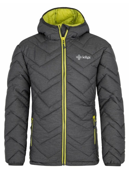 Kilpi Jachetă matlasată de iarnă pentru băieți Kilpi REBEKI-JB Gri închis