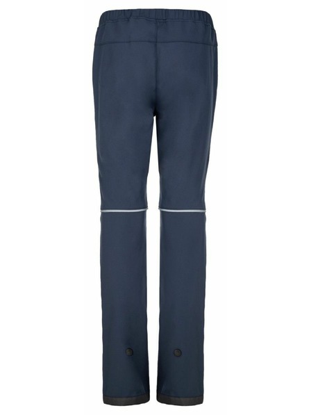 Kilpi Pantaloni soft shell pentru exterior pentru copii Kilpi RIZO-J Bleumarin
