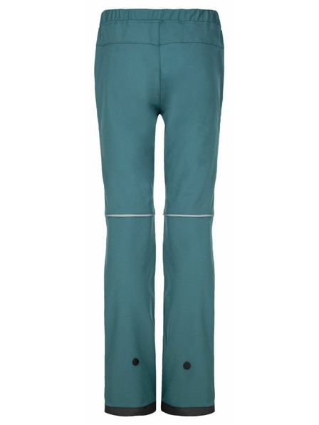 Kilpi Pantaloni soft shell pentru exterior pentru copii Kilpi RIZO-J Verde închis