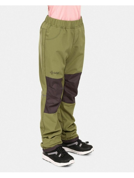 Kilpi Pantaloni soft shell pentru copii Kilpi RIZO-J Verde
