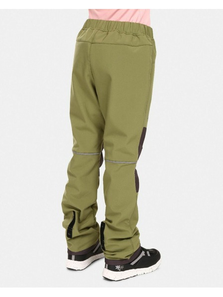 Kilpi Pantaloni soft shell pentru copii Kilpi RIZO-J Verde