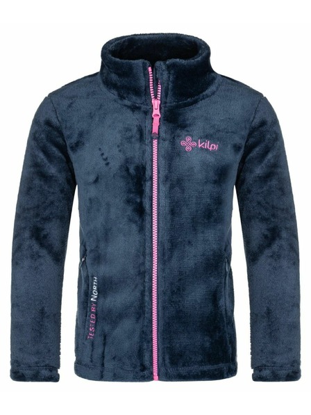 Kilpi Hanorac termic fără glugă pentru fete Kilpi ERIN-JG Albastru Închis