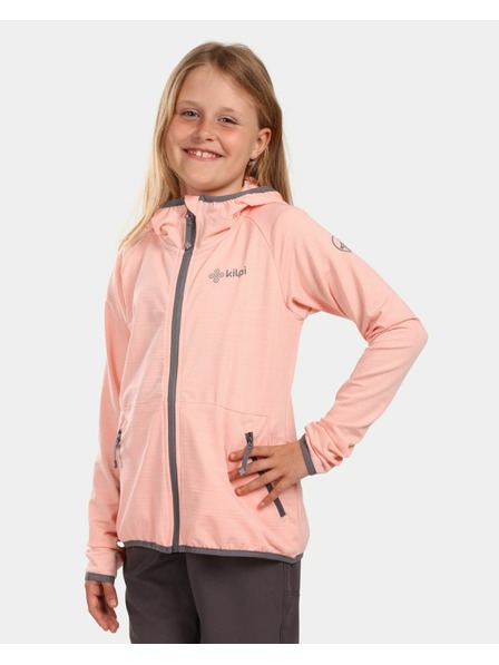 Kilpi Hanorac sport ușor pentru fete Kilpi MEMPHIS-JG Coral