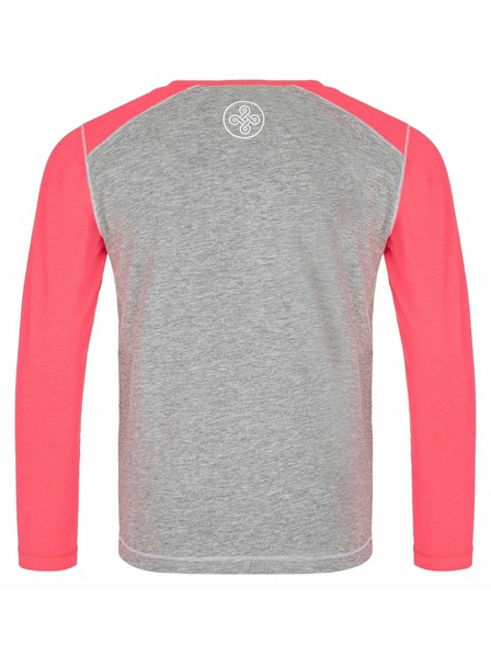 Kilpi Tricou din bumbac cu mânecă lungă pentru fete Kilpi SONIER-JG Gri Deschis