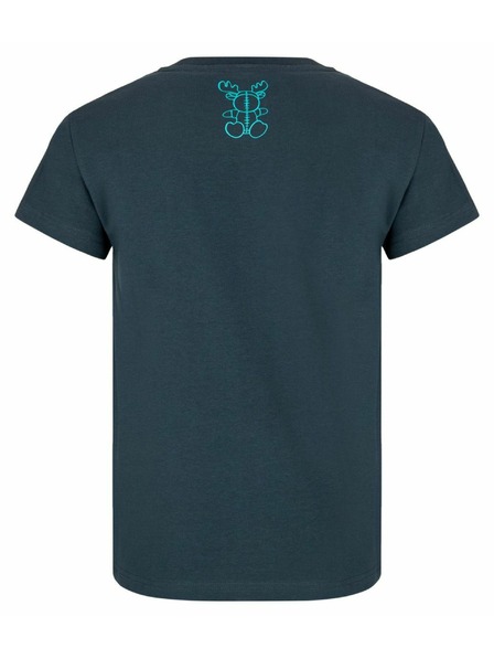 Kilpi Tricou din bumbac pentru băieți Kilpi ALBION-JB Albastru Închis