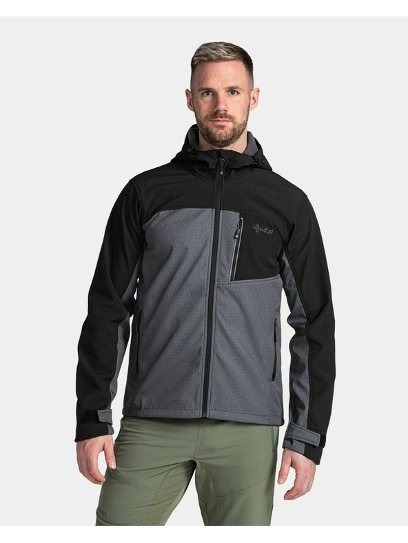 Kilpi Jachetă Softshell pentru bărbați Kilpi RAVIO-M Gri închis