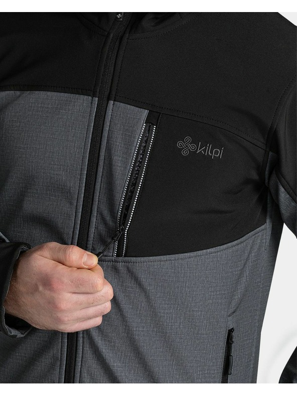Kilpi Jachetă Softshell pentru bărbați Kilpi RAVIO-M Gri închis