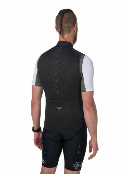 Kilpi Vestă de ciclism pentru bărbați Kilpi FLOW-M Neagră
