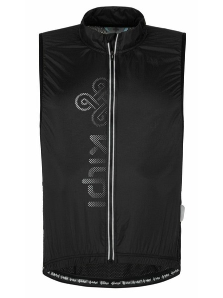 Kilpi Vestă de ciclism pentru bărbați Kilpi FLOW-M Neagră