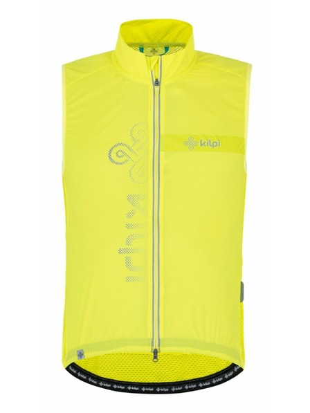 Kilpi Vestă de ciclism pentru bărbați Kilpi FLOW-M Verde Deschis