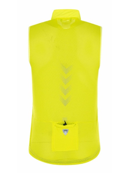 Kilpi Vestă de ciclism pentru bărbați Kilpi FLOW-M Verde Deschis