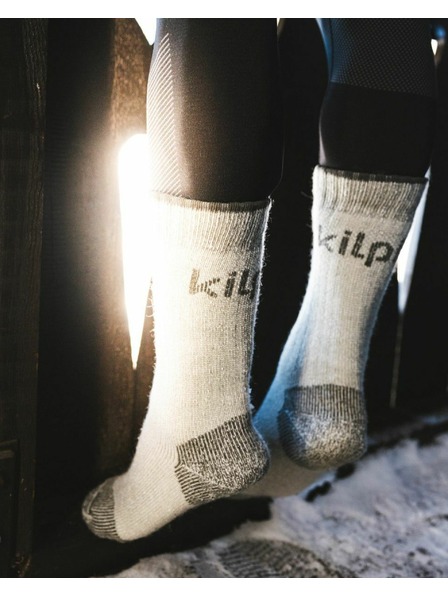 Kilpi Șosete de lână Kilpi LECCO-U Gri Deschis