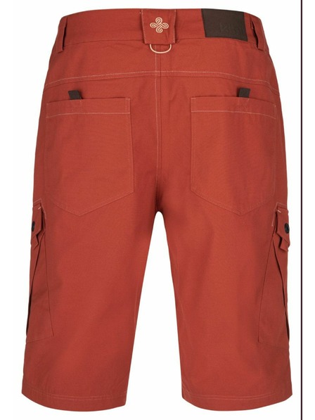 Kilpi Pantaloni scurți din bumbac Kilpi BREEZE-M Roșu închis